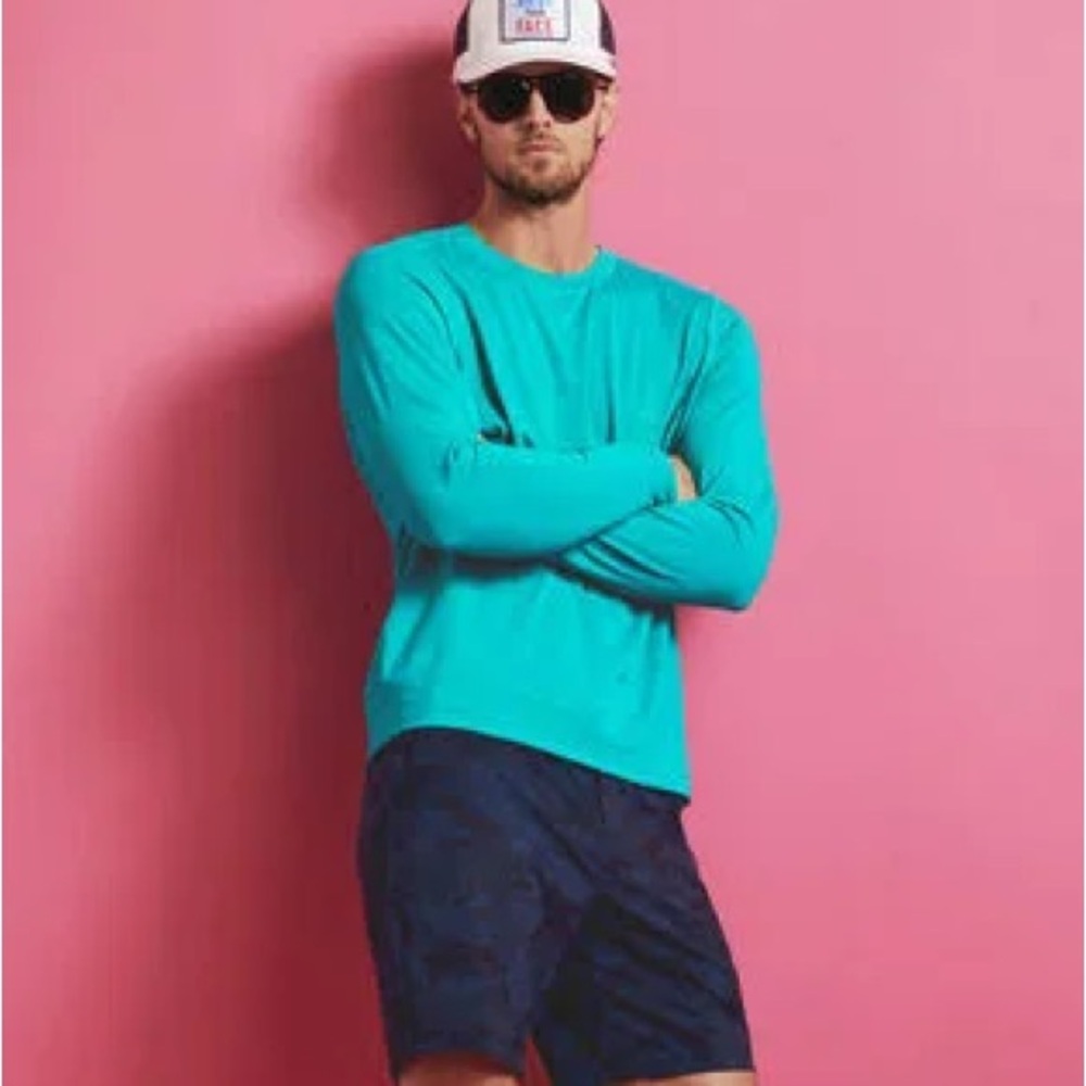 NWT G/FORE G4 Luxe Crewneck Mid Layer Pullover Shirt Long Sleeve Men Size L - Picture 2 of 14